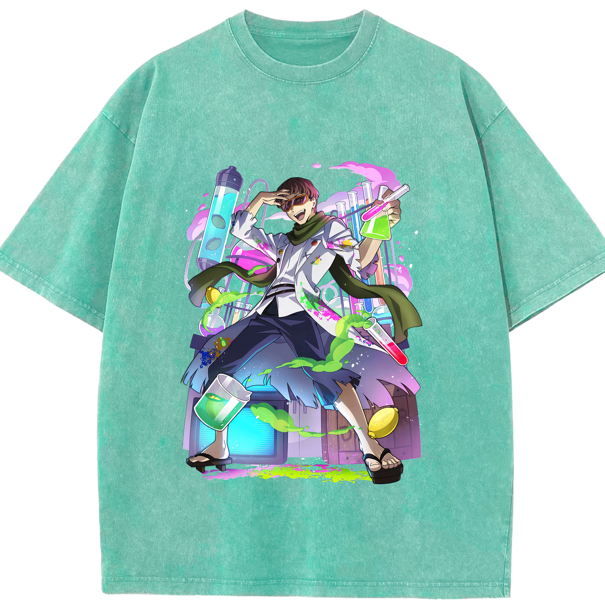 （画像用） 文豪ストレイドッグス Bungo Stray Dogs 綿100% ヴィンテージ風 半袖Tシャツ（フロントプリント）